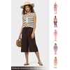 image:imageWillit Womens Linen Capri PantsDark Brownupdate