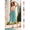 image:imageWillit Womens Linen Capri PantsLake Green