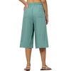 image:imageWillit Womens Linen Capri PantsLake Green