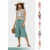 image:imageWillit Womens Linen Capri PantsLake Greenupdate