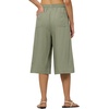 image:imageWillit Womens Linen Capri PantsSage Green