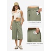 image:imageWillit Womens Linen Capri PantsSage Green