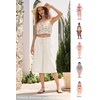 image:imageWillit Womens Linen Capri PantsWhiteupdate