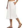 image:imageWillit Womens Linen Capri PantsWhiteupdate