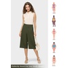 image:imageWillit Womens Linen Pleated Capri PantsArmy Greenupdate