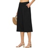 image:imageWillit Womens Linen Pleated Capri PantsBlack