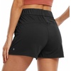 image:imageWillit Womens Shorts Hiking Athletic Shorts Comfy Casual with Pockets 25Black