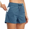 image:imageWillit Womens Shorts Hiking Athletic Shorts Comfy Casual with Pockets 25Blue Ashes