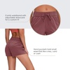 image:imageWillit Womens Shorts Hiking Athletic Shorts Comfy Casual with Pockets 25Bordeaux