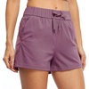 image:imageWillit Womens Shorts Hiking Athletic Shorts Comfy Casual with Pockets 25Bordeaux