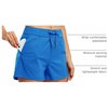 image:imageWillit Womens Shorts Hiking Athletic Shorts Comfy Casual with Pockets 25Brilliant Blue