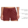 image:imageWillit Womens Shorts Hiking Athletic Shorts Comfy Casual with Pockets 25Claret