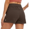 image:imageWillit Womens Shorts Hiking Athletic Shorts Comfy Casual with Pockets 25Deep Brown