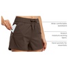 image:imageWillit Womens Shorts Hiking Athletic Shorts Comfy Casual with Pockets 25Deep Brown
