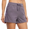 image:imageWillit Womens Shorts Hiking Athletic Shorts Comfy Casual with Pockets 25Grayish Purple