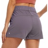 image:imageWillit Womens Shorts Hiking Athletic Shorts Comfy Casual with Pockets 25Grayish Purple