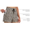 image:imageWillit Womens Shorts Hiking Athletic Shorts Comfy Casual with Pockets 25Leopard
