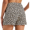 image:imageWillit Womens Shorts Hiking Athletic Shorts Comfy Casual with Pockets 25Leopard