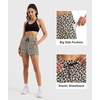 image:imageWillit Womens Shorts Hiking Athletic Shorts Comfy Casual with Pockets 25Leopard