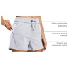 image:imageWillit Womens Shorts Hiking Athletic Shorts Comfy Casual with Pockets 25Light Gray