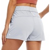 image:imageWillit Womens Shorts Hiking Athletic Shorts Comfy Casual with Pockets 25Light Gray