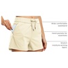 image:imageWillit Womens Shorts Hiking Athletic Shorts Comfy Casual with Pockets 25Light Khaki