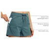 image:imageWillit Womens Shorts Hiking Athletic Shorts Comfy Casual with Pockets 25Mallard Green
