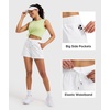 image:imageWillit Womens Shorts Hiking Athletic Shorts Comfy Casual with Pockets 25White