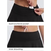 image:imageWillit Womens Tennis Skirts Skorts Pleated Athletic Ruffle Mini Running Skirts with ShortsBlack