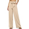 image:imageWillit Women Linen Pants Casual Wide Leg Dress Pants 283032Khaki