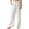 image:imageWillit Women Linen Pants Wide Leg Palazzo Trousers 31 White L