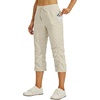 image:imageWillit Womens Capri Pants QuickDry Hiking PantsLight Khaki