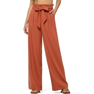 image:imageWillit Women Linen Pants Casual Wide Leg Dress Pants 283032Orange