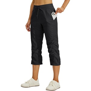 image:imageWillit Womens Capri Pants QuickDry Hiking PantsBlack