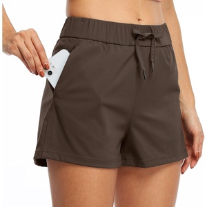 image:imageWillit Womens Shorts Hiking Athletic Shorts Comfy Casual with Pockets 25Deep Brown