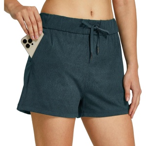 image:imageWillit Womens Shorts Hiking Athletic Shorts Comfy Casual with Pockets 25Heather Aqua
