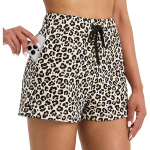 image:imageWillit Womens Shorts Hiking Athletic Shorts Comfy Casual with Pockets 25Leopard