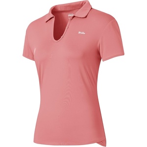 image:imageWillit Womens Tennis Shirts Quick Dry Golf Polo Shirts Short Sleeve Active Workout Shirts UPF 50 Running TopsSalmon
