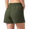 image:imageWillit Womens 4 Linen Blend Casual ShortsArmy Greenupdate
