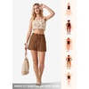 image:imageWillit Womens 4 Linen Blend Casual ShortsCaramel