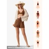 image:imageWillit Womens 4 Linen Blend Casual ShortsCaramelupdate
