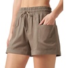 image:imageWillit Womens 4 Linen Blend Casual ShortsDeep Khakiupdate