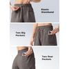 image:imageWillit Womens 4 Linen Blend Casual ShortsGray
