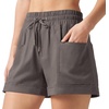 image:imageWillit Womens 4 Linen Blend Casual ShortsGrayupdate