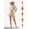 image:imageWillit Womens 4 Linen Blend Casual ShortsKhakiupdate