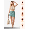image:imageWillit Womens 4 Linen Blend Casual ShortsLake Green
