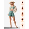 image:imageWillit Womens 4 Linen Blend Casual ShortsLake Greenupdate