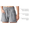image:imageWillit Womens 4 Linen Blend Casual ShortsLight Gray