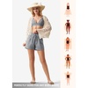 image:imageWillit Womens 4 Linen Blend Casual ShortsLight Gray