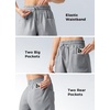 image:imageWillit Womens 4 Linen Blend Casual ShortsLight Grayupdate